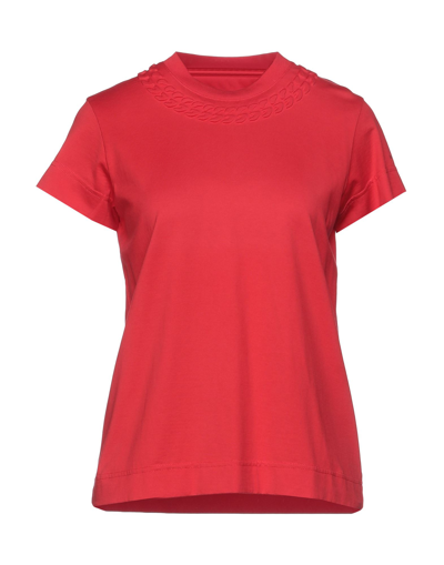 Shop Givenchy Woman T-shirt Red Size M Cotton