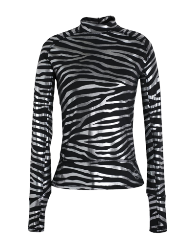 Shop Adidas By Stella Mccartney Asmc Longsl Met Woman T-shirt Black Size M Recycled Polyester, Elastane