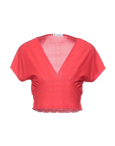 Shop Ash Woman Top Red Size M Polyester, Elastane
