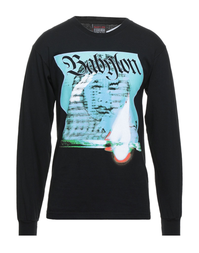 Shop Babylon La T-shirts In Black