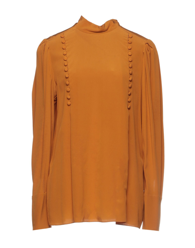 Shop Givenchy Blouses In Ocher