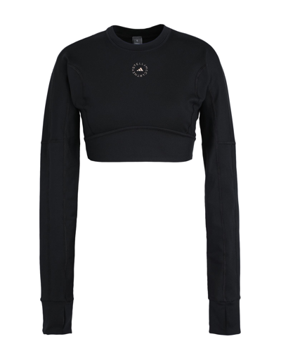 Shop Adidas By Stella Mccartney T-shirts In Black