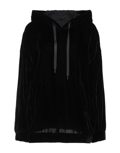 Shop Jacob Cohёn Woman Sweatshirt Black Size S Viscose, Polyamide