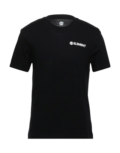 Shop Element Man T-shirt Black Size S Cotton