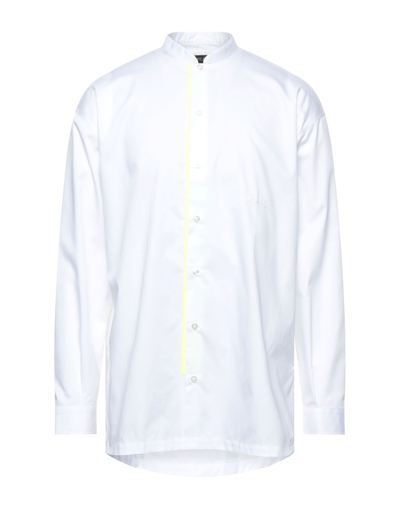 Shop Frankie Morello Man Shirt White Size Xs Cotton