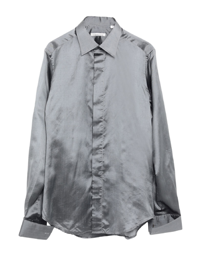 Shop Pal Zileri Cerimonia Shirts In Grey