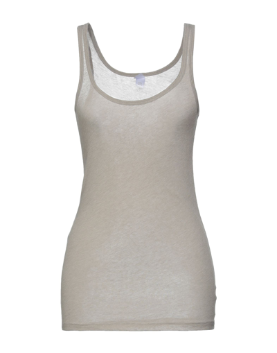 Shop Alternative Woman Tank Top Dove Grey Size Onesize Polyester, Cotton