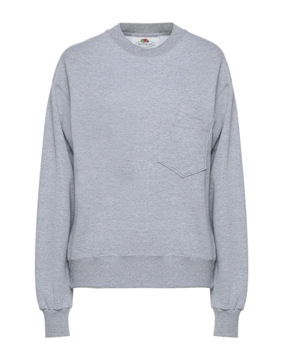 Shop Fruit Of The Loom X Cedric Charlier Sweatshirts In Grey