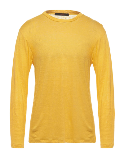 Shop The Gigi Man T-shirt Yellow Size L Linen