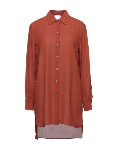Shop Merci .., Woman Shirt Brown Size M Polyester
