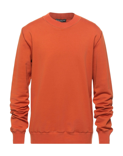 Shop Dolce & Gabbana Sweatshirts In Orange