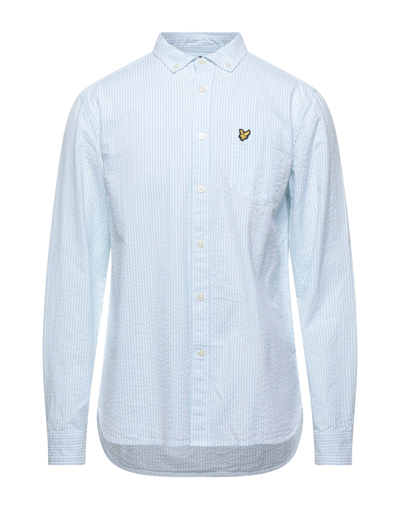 Shop Lyle & Scott Shirts In Turquoise