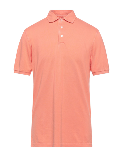 Shop Fedeli Polo Shirts In Apricot