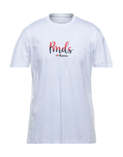 Shop Pmds Premium Mood Denim Superior Man T-shirt White Size Xxl Cotton, Polyester