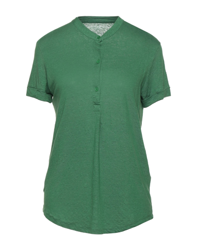 Majestic T-shirts In Green