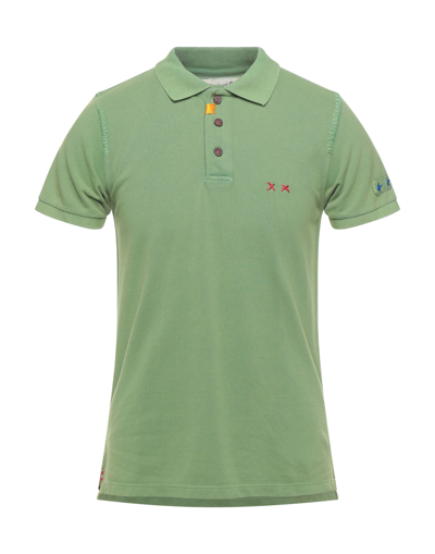 Shop Project E Polo Shirts In Light Green