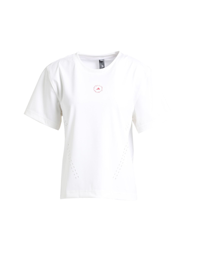 Shop Adidas By Stella Mccartney Asmc Tpr L Tee Woman T-shirt White Size L Recycled Polyester, Elastane