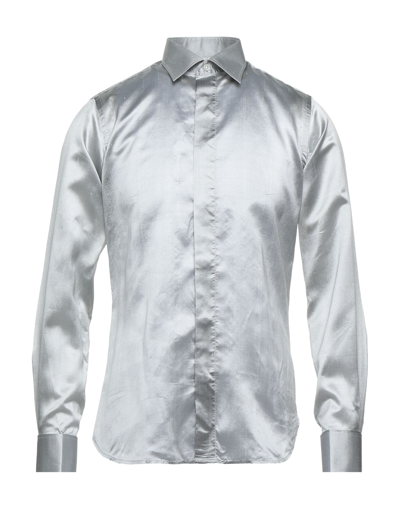 Shop Pal Zileri Cerimonia Shirts In Light Grey