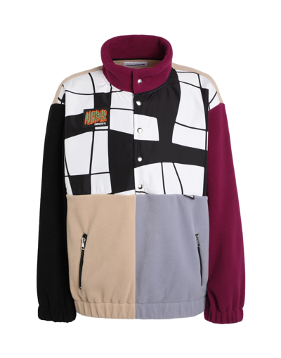 Shop Pas De Mer Crosswords Polar Fleece Man Sweatshirt Black Size L Polyester