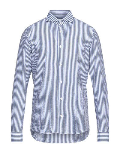 Shop Mastricamiciai Shirts In Blue