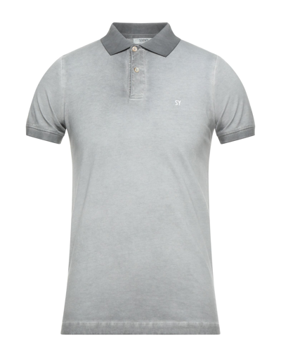 Shop Seventy Sergio Tegon Polo Shirts In Grey