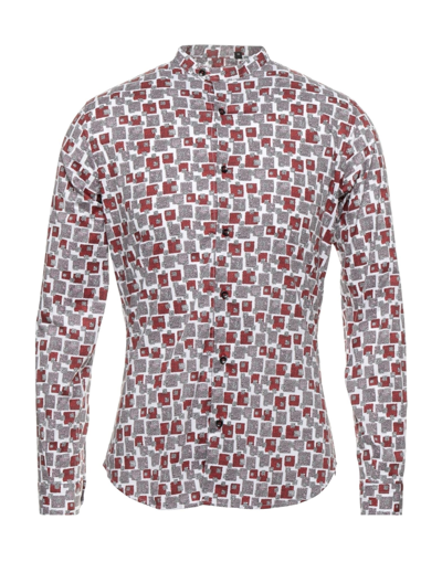 Shop Neill Katter Shirts In Brick Red