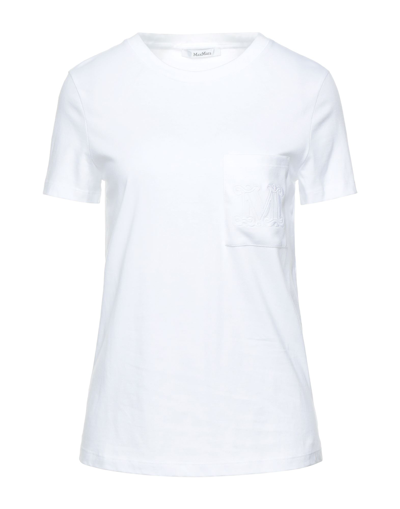 Shop Max Mara T-shirts In White