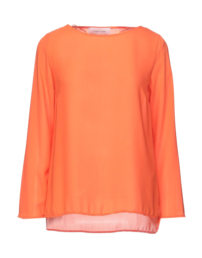 Shop Twenty Easy By Kaos Woman Top Orange Size 6 Polyester