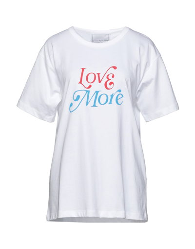Shop Philosophy Di Lorenzo Serafini Woman T-shirt White Size M Cotton