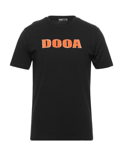 Shop Dooa Man T-shirt Black Size Xxl Cotton