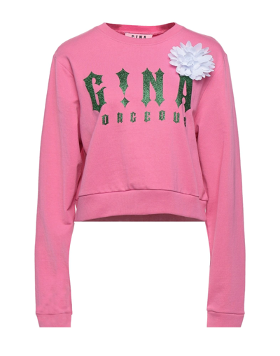 Shop Gna G!na Sweatshirts In Pink