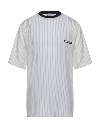 Shop Numero 00 Man Shirt White Size L Tencel, Cotton, Elastane
