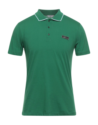 Shop Sseinse Polo Shirts In Green
