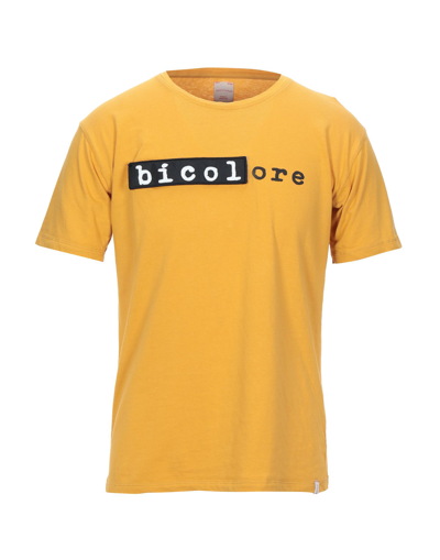 Shop Bicolore® T-shirts In Ocher