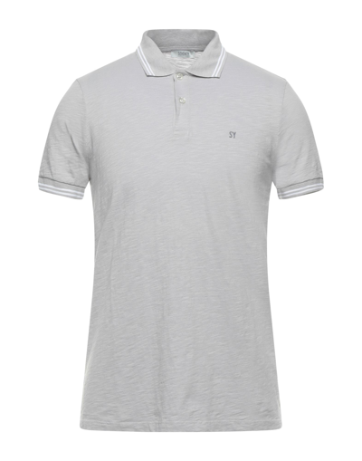 Shop Seventy Sergio Tegon Polo Shirts In Light Grey