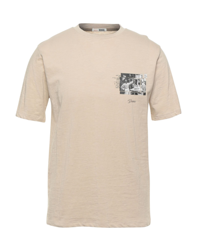 Shop Dooa Man T-shirt Beige Size Xxl Cotton