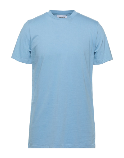 Shop Numero 00 Man T-shirt Sky Blue Size M Cotton