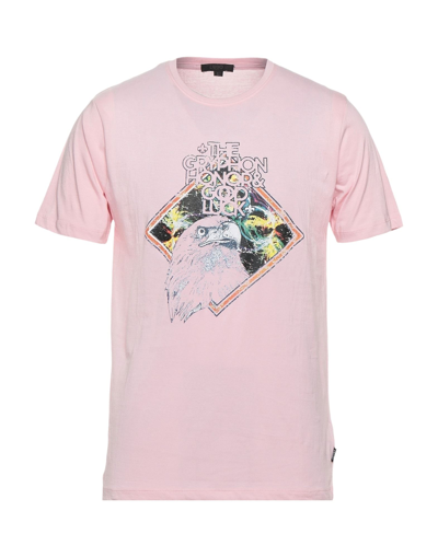 Shop Liu •jo Man T-shirts In Pink