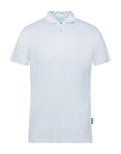 Shop Berna Man Polo Shirt White Size M Cotton