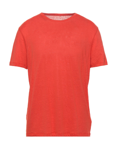Shop Majestic T-shirts In Orange