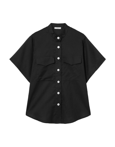 Shop Matin Woman Shirt Black Size 6 Cotton