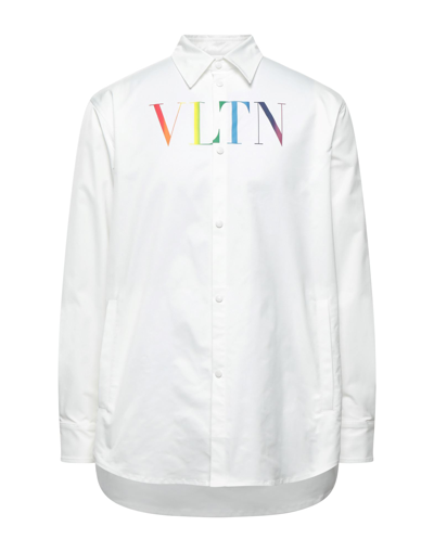 Shop Valentino Garavani Man Shirt White Size 38 Polyester