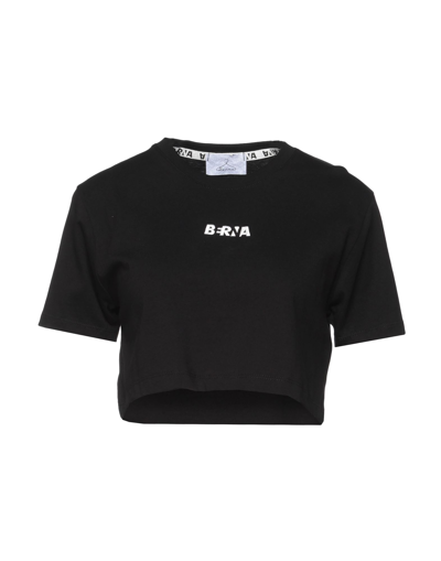 Shop Berna Woman T-shirt Black Size L Cotton