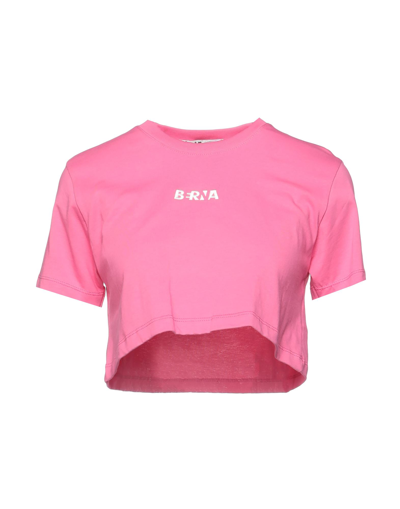 Shop Berna Woman T-shirt Pink Size L Cotton