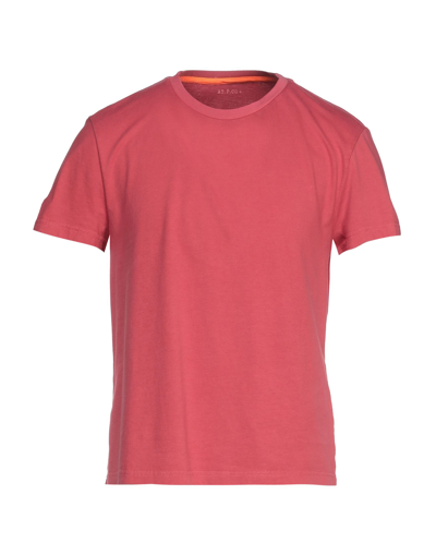 Shop At.p.co At. P.co Man T-shirt Brick Red Size L Cotton