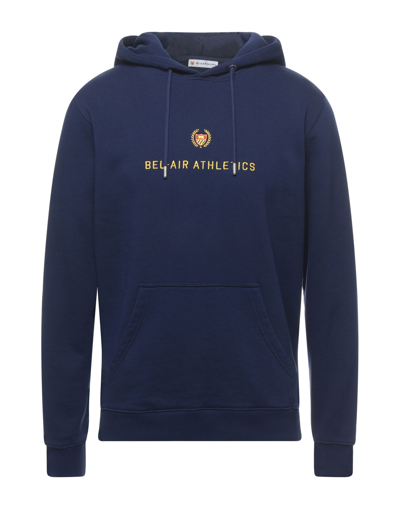 Bel-air Athletics Man Sweatshirt Midnight Blue Size L Cotton In Dark Blue