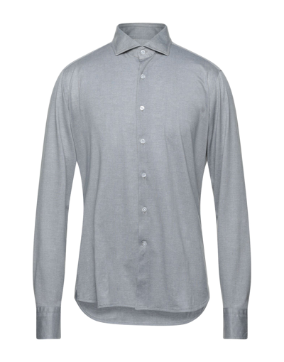Shop Sonrisa Man Shirt Light Grey Size 17 ½ Cotton