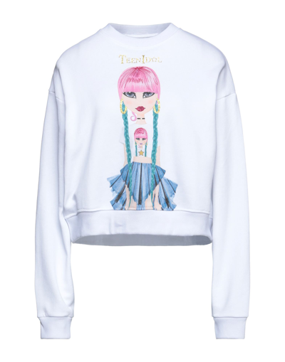 Shop Teen Idol Woman Sweatshirt White Size M Cotton