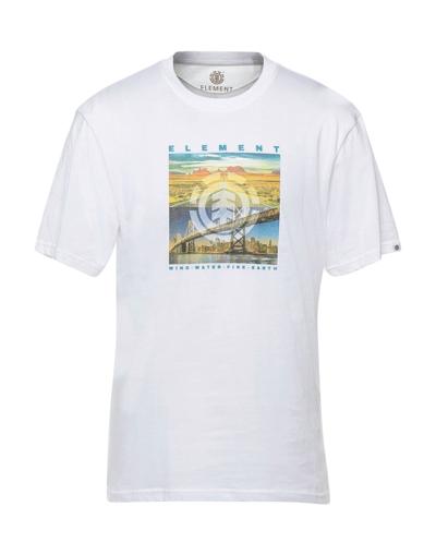 Shop Element Man T-shirt White Size M Cotton