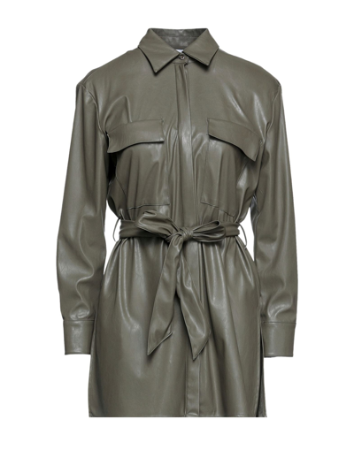 Shop Rue Du Bac Woman Shirt Military Green Size 6 Polyester